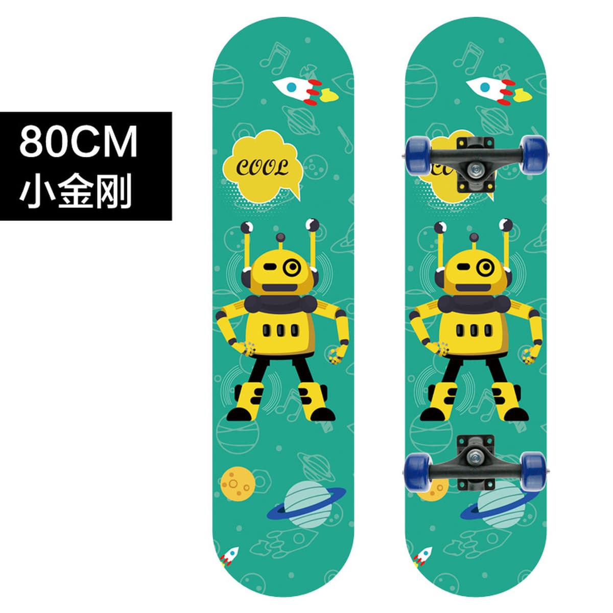 Детский четырехколесный самокат 3108 для начинающих, с мультяшным дизайном, двойной кикборд, 80 см, оптовая продажа от...