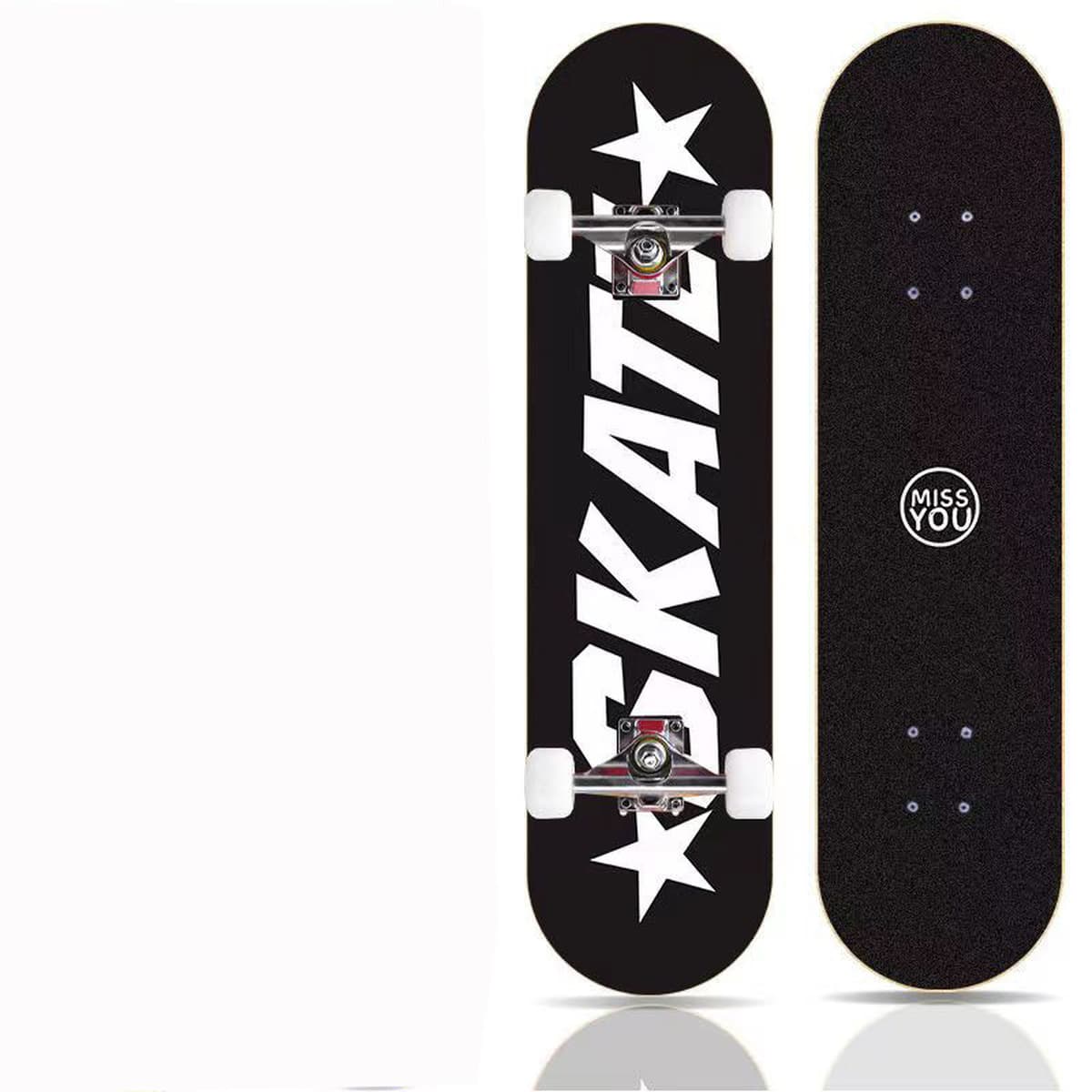 Профессиональный четырехколесный скейтборд для начинающих, длинная доска, двойная деформированная Кленовая доска, взрослые...