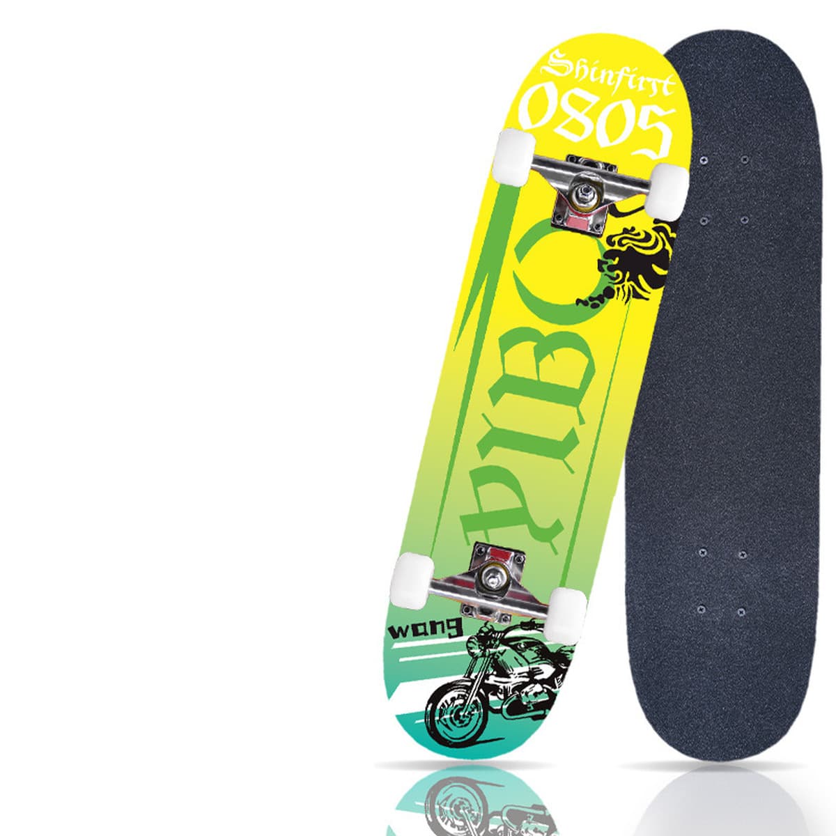 Профессиональный четырехколесный скейтборд для начинающих, длинная доска, двойная деформированная Кленовая доска, взрослые...