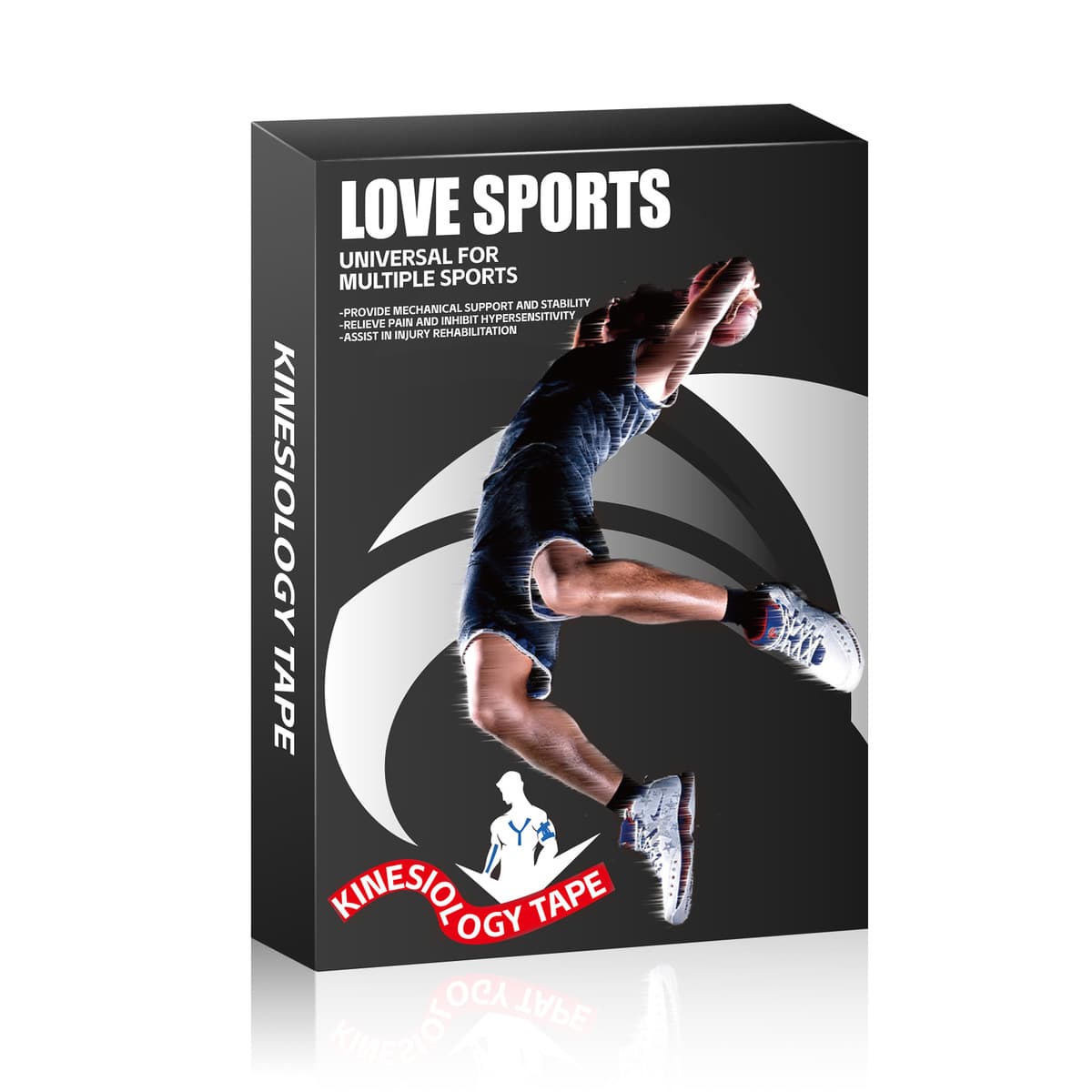 Пластырь для мышц колена, предварительно нарезанный, для марафона, бега, спорта, защитный эластичный бандаж, пластырь для...