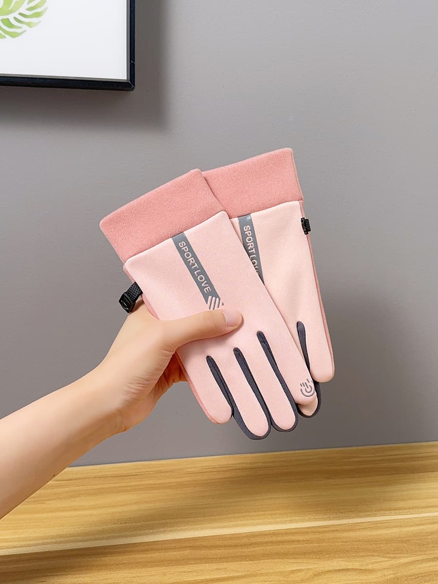 Зимние спортивные теплые перчатки для мужчин и женщин Водонепроницаемая зимняя пара езда на велосипеде ветрозащитный и...