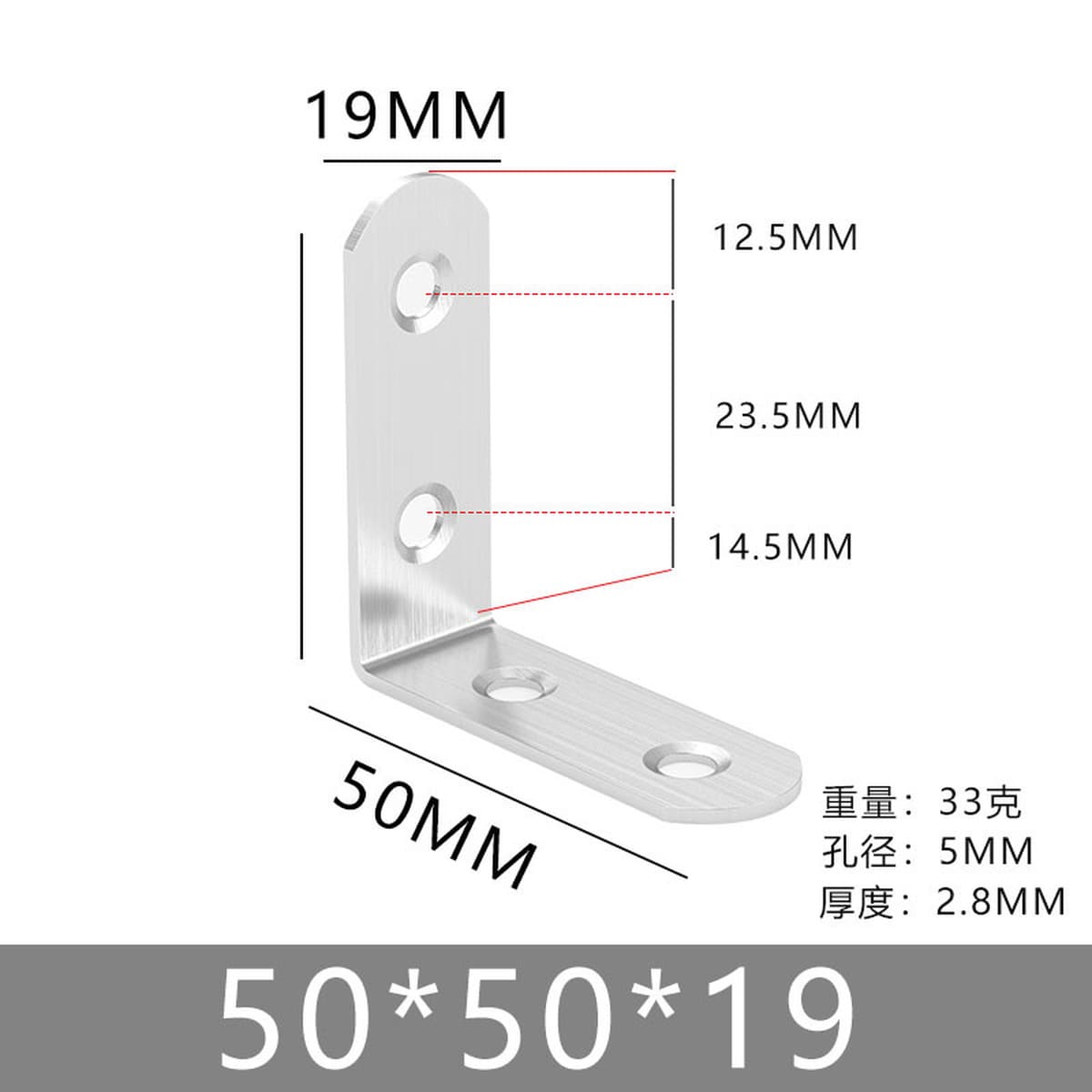 Угловой кронштейн из нержавеющей стали, фиксатор под прямым углом 90 градусов, регулируемый кронштейн с длинным отверстием,...