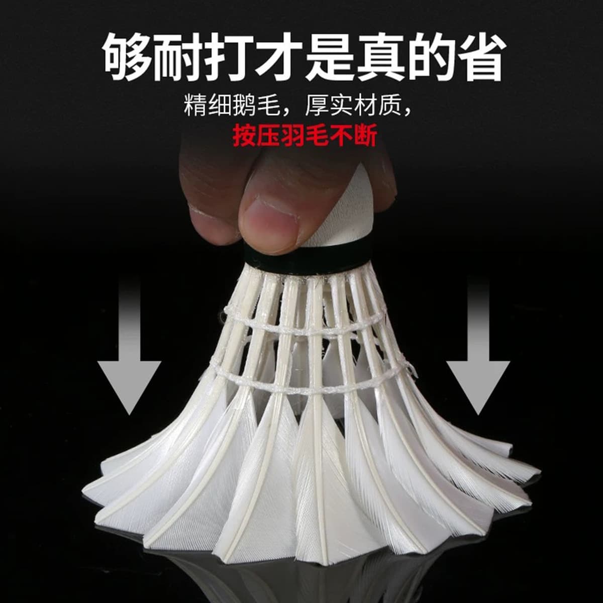 Производитель поставляет прочные бадминтонные воланы Lingmei, 12 штук в упаковке, для детей и взрослых, специально для...