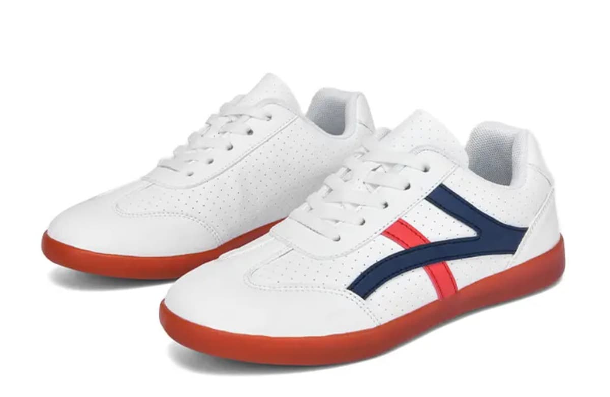 Обувь для тай-чи для женщин, мягкая кожа с резиновой подошвой, весенне-летняя мужская обувь для боевых искусств, кроссовки...