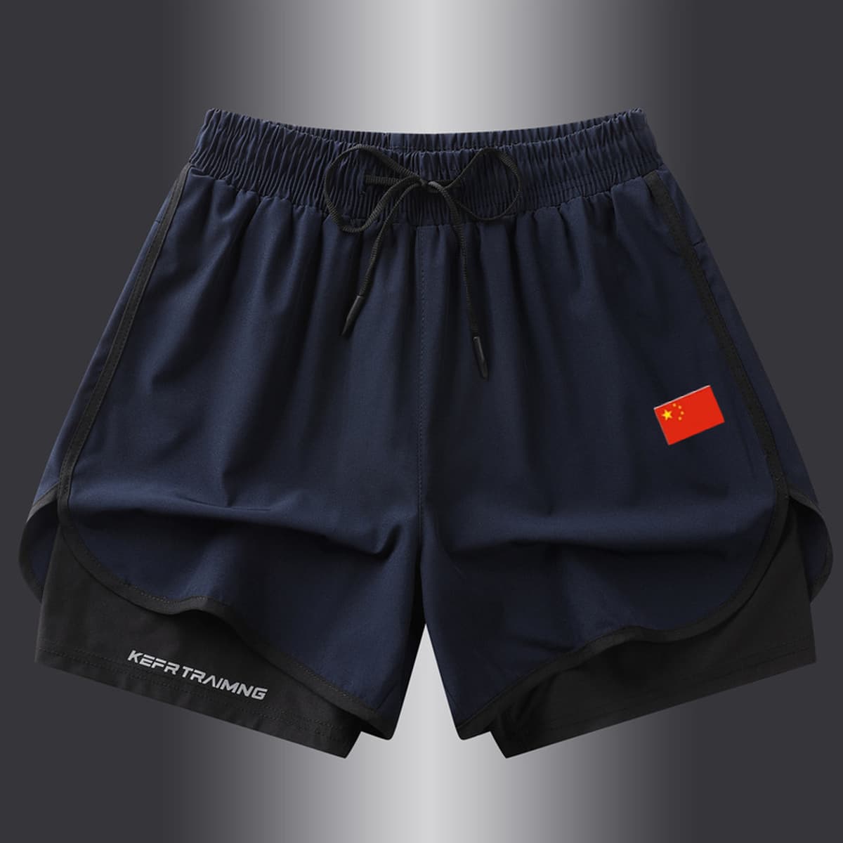 Национальный флаг Китая спонсирует спортивные тренировочные штаны для боевых искусств