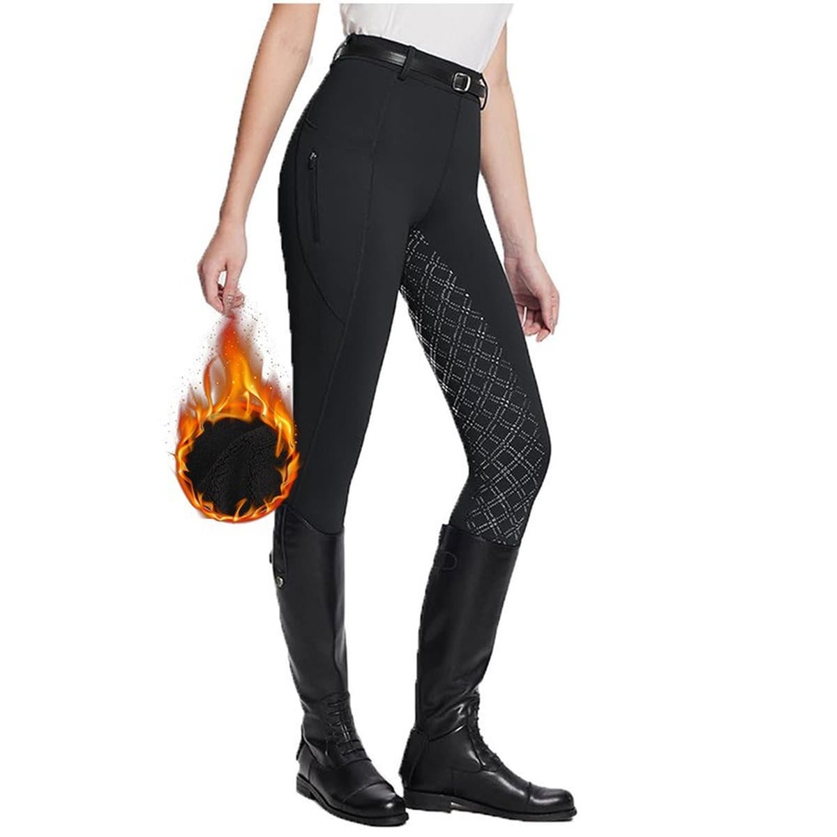 Конные штаны женские высокие талии верхом на лошадях конные штаны конный костюм соревновательный класс противоскользящие и...