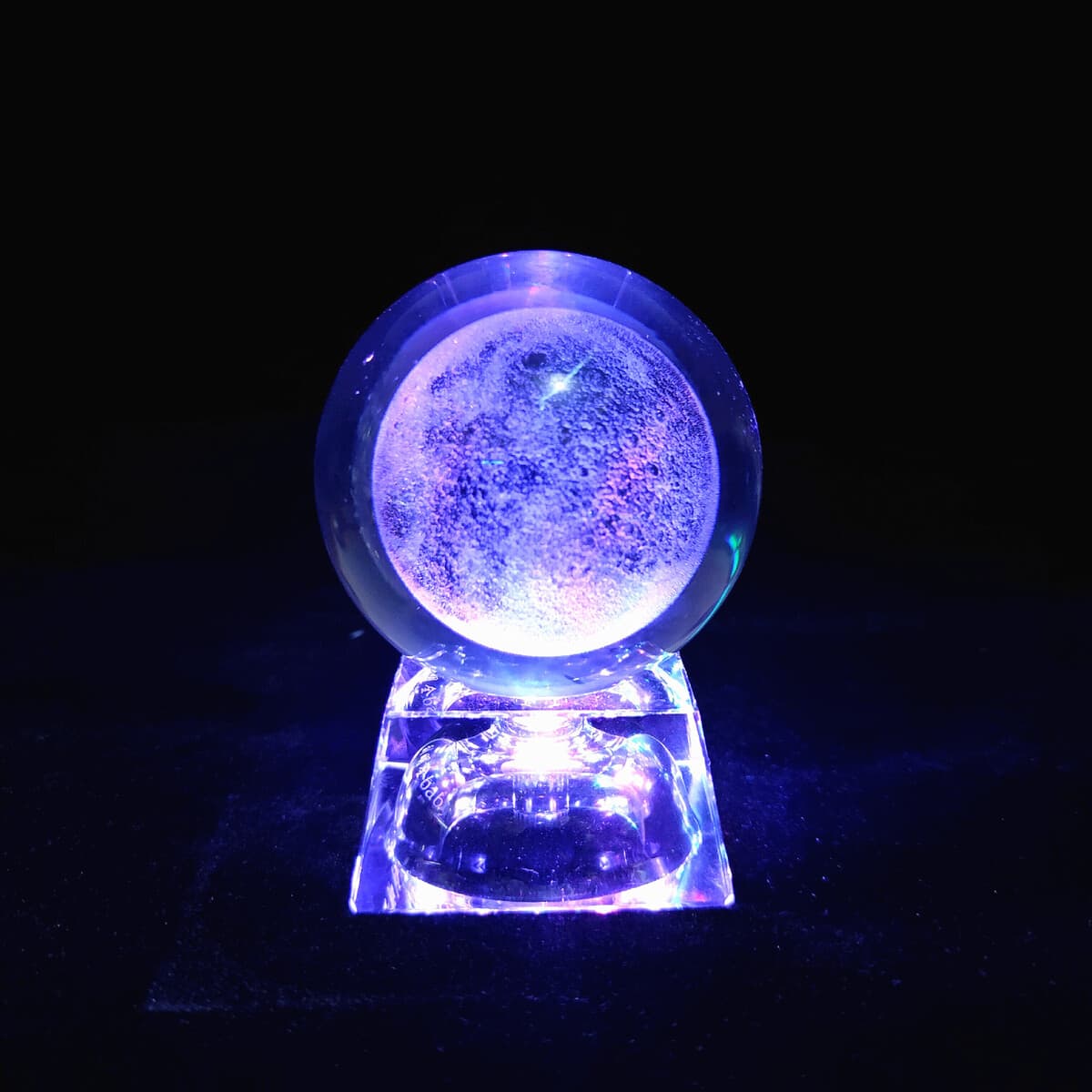 Хрустальный световой шар Футбол Земля Звезда Шар Украшения Домашние поделки Деловой подарок Офисный интерьер Резьба Лунные...