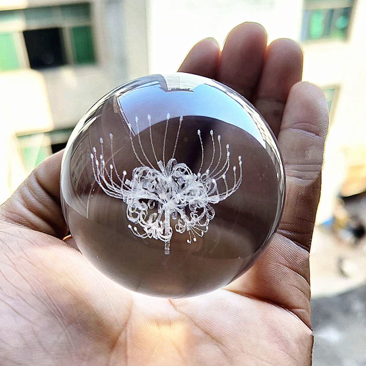 Хрустальный световой шар Футбол Земля Звезда Шар Украшения Домашние поделки Деловой подарок Офисный интерьер Резьба Лунные...