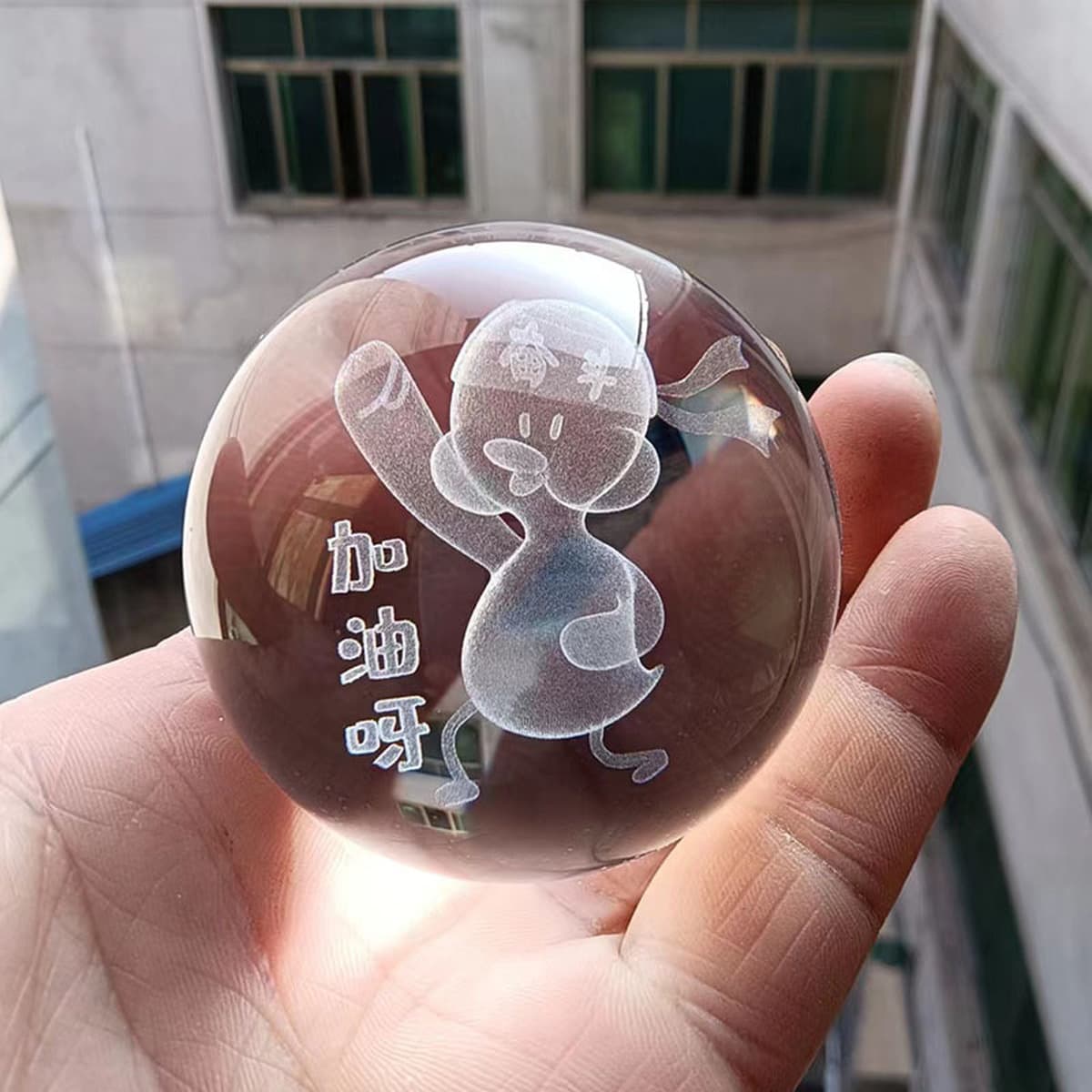 Хрустальный световой шар Футбол Земля Звезда Шар Украшения Домашние поделки Деловой подарок Офисный интерьер Резьба Лунные...