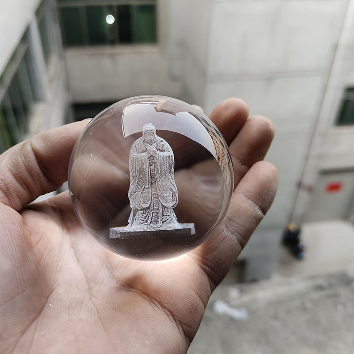 Хрустальный световой шар Футбол Земля Звезда Шар Украшения Домашние поделки Деловой подарок Офисный интерьер Резьба Лунные...