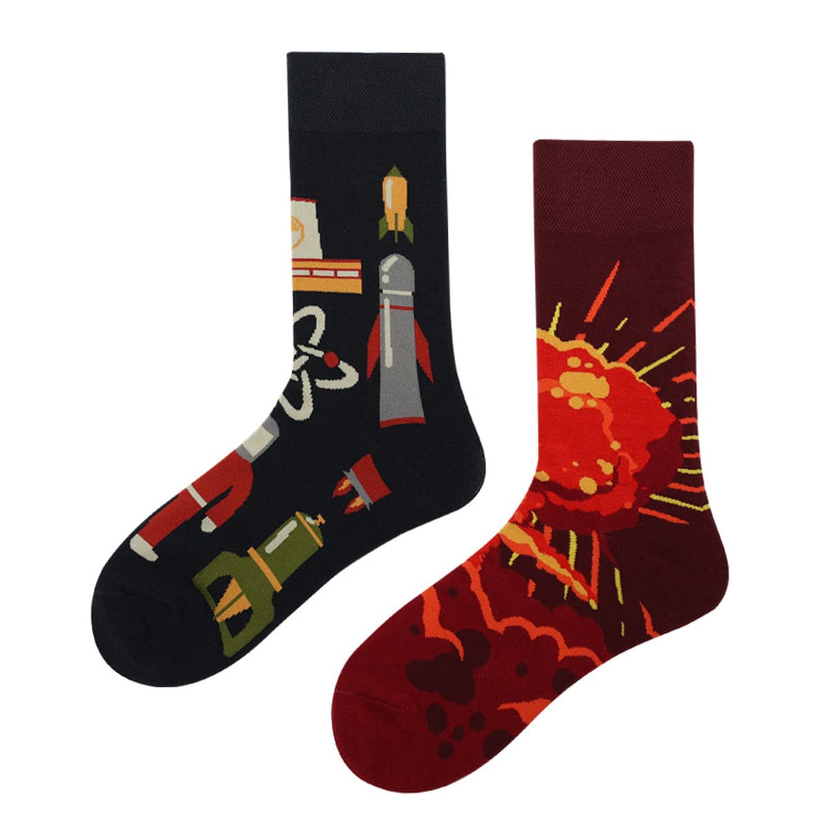 Оригинальные Весенние новые носки для пар, модный бренд, европейские и американские спортивные нерегулярные трансграничные...