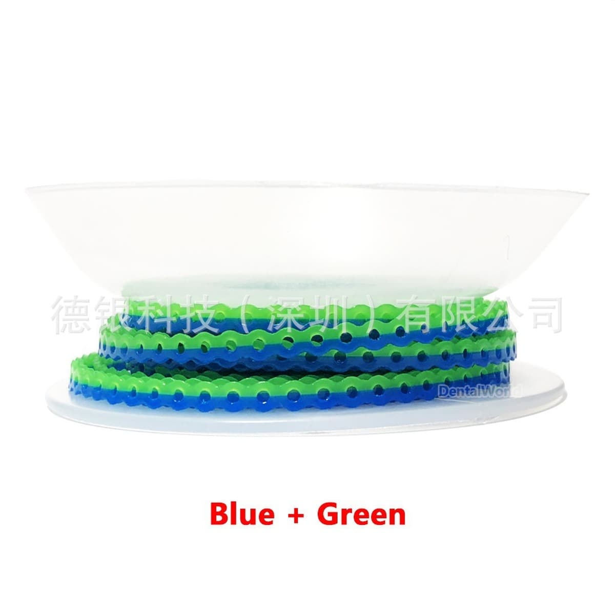 Стоматологическая двухцветная резиновая цепочка, ортодонтическая цепочка, кольцо для коррекции зубов, цепочка для...