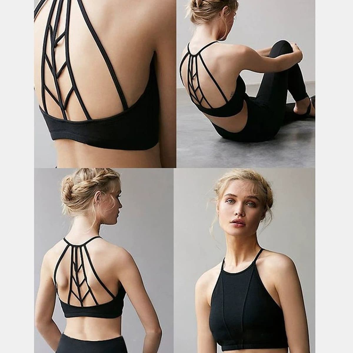 Сексуальная красота назад бюстгальтер для йоги обернутый нагрудным ремнем верх Богиня Фитнес Спортивный бюстгальтер жилет...