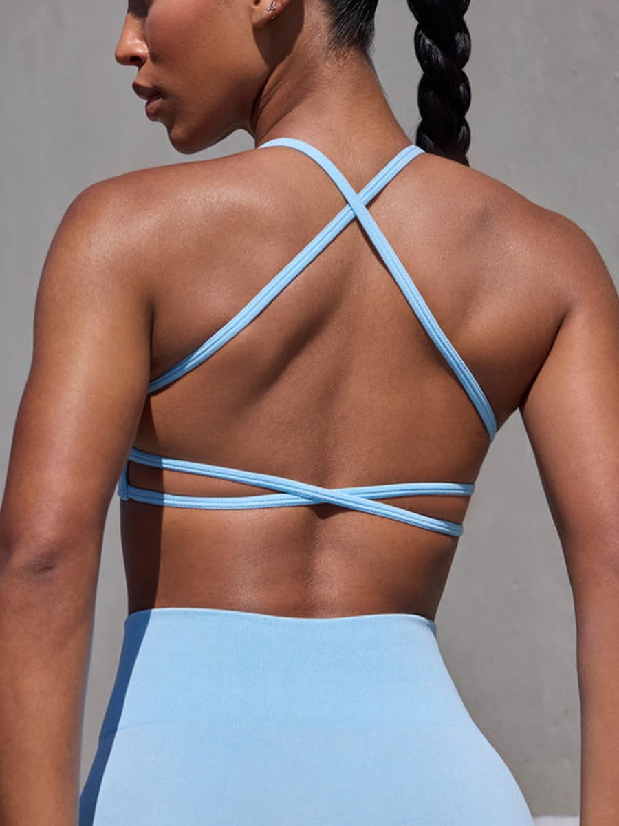 Трансграничный BO & TEE тот же бесшовный спортивный бюстгальтер быстродушный и жесткий бег на открытом воздухе Фитнес-бег на...