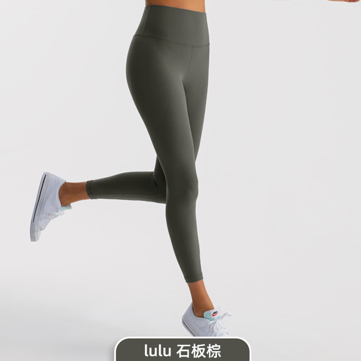 Брюки для йоги с высокой талией lulu женские брюки с животом и бедрами