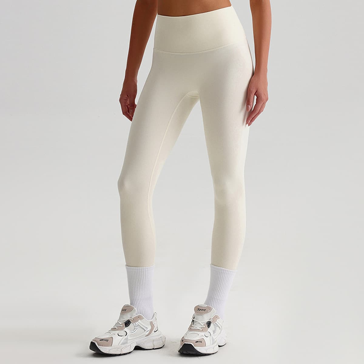 Трансграничные европейские и американские голые штаны для йоги женские без смущения