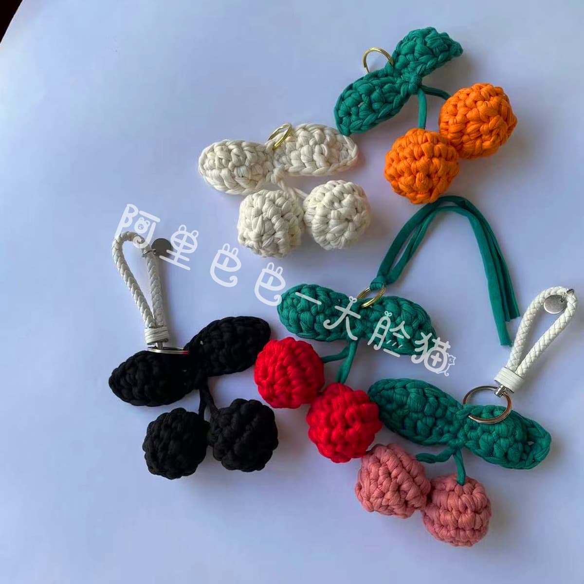 Готовая ручная работа Cherry Автомобильная подвеска брелок сумка для коляски украшения подарок на день рождения девочки ins...