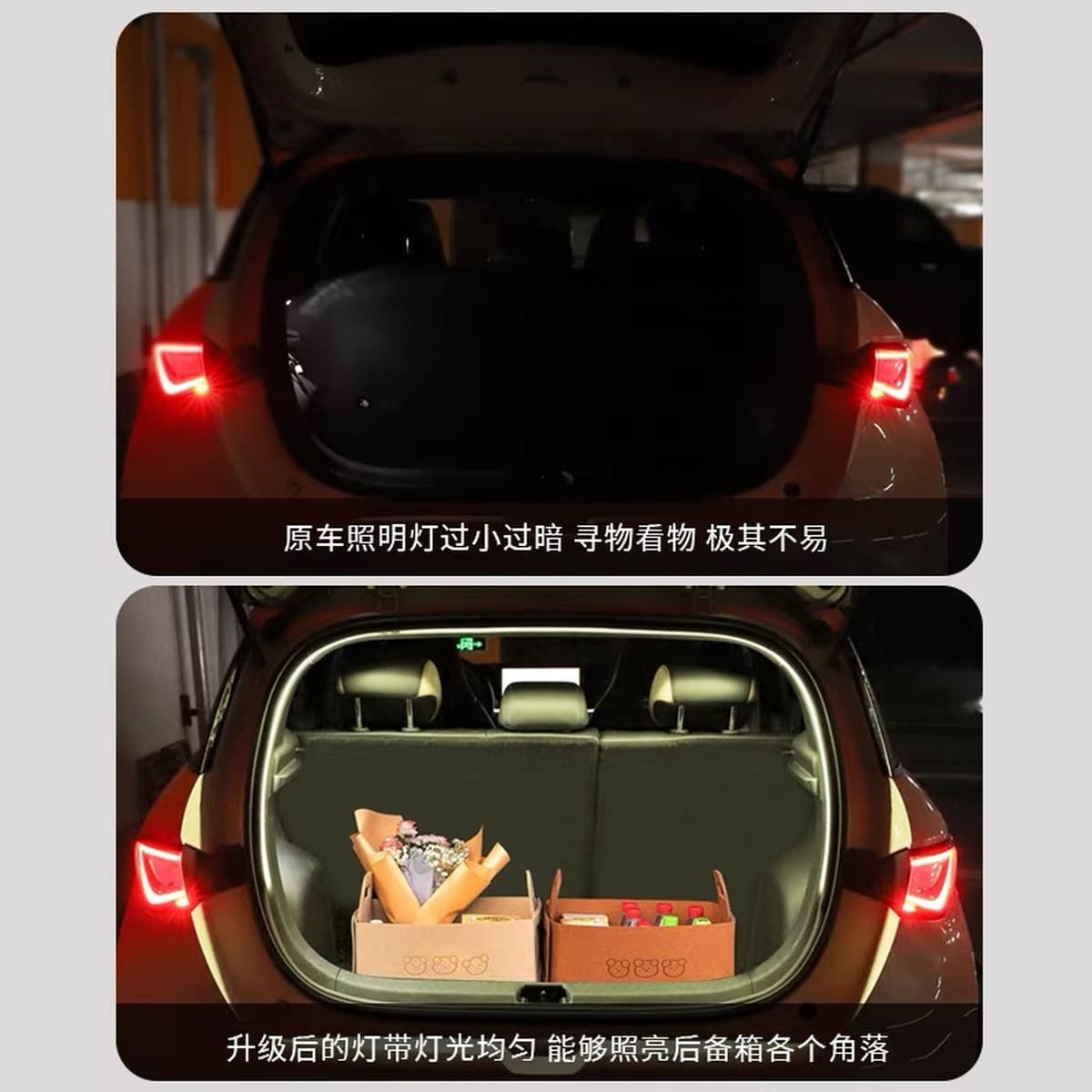 BYD Dolphin Обогненный фонарь с задней коробкой световой полосы