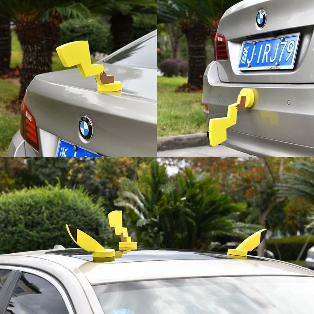 Украшение крыши автомобиля, внешние украшения, модификация автомобиля, персонализированные милые мультяшные украшения для...