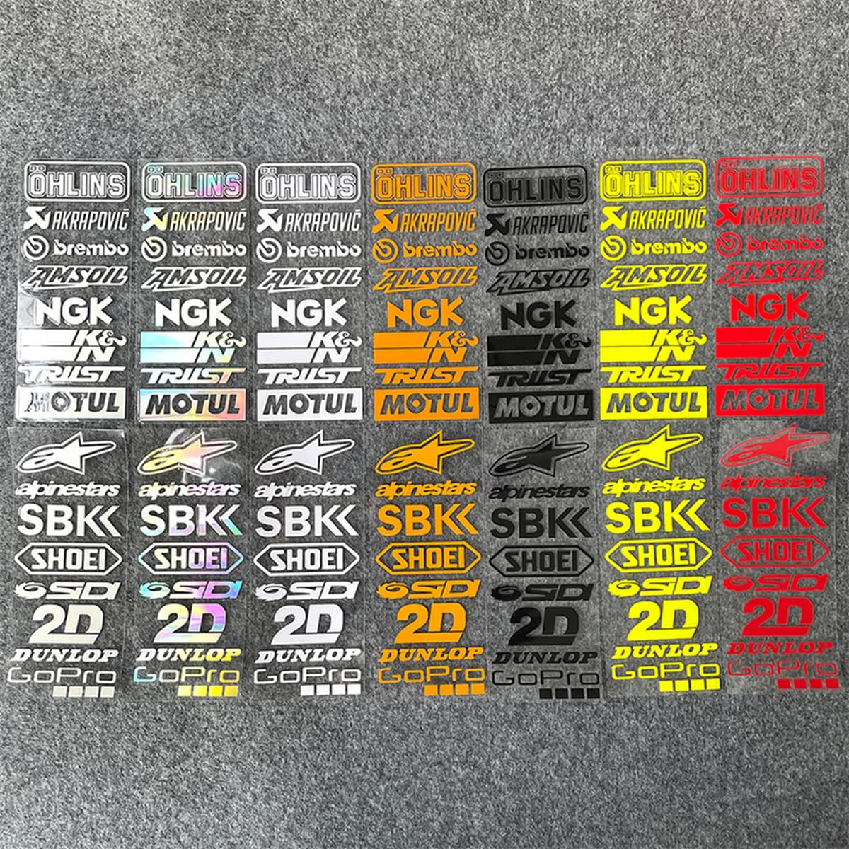 Персонализированные наклейки с логотипом спонсора для мотоциклов, электросамокатов, электромобилей, для тюнинга и гоночных...