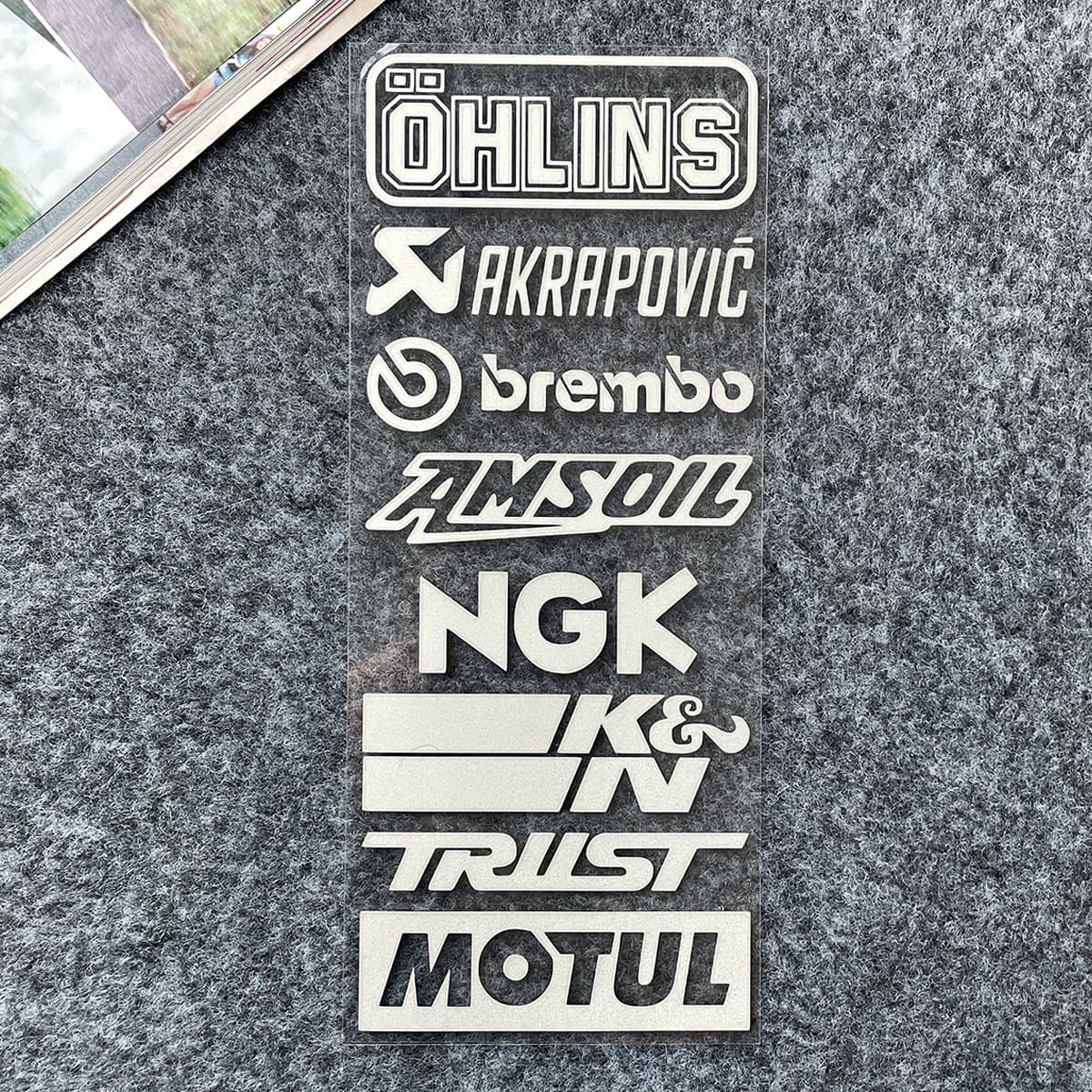 Персонализированные наклейки с логотипом спонсора для мотоциклов, электросамокатов, электромобилей, для тюнинга и гоночных...