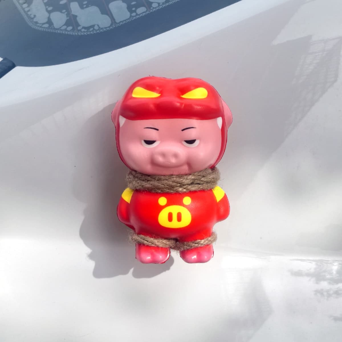 Подвеска на хвост автомобиля Pigman, внешняя кукла, багажник автомобиля, мотоцикл, электромобиль, милые украшения