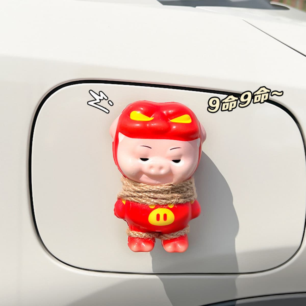 Свинья подвеска снаружи автомобиля кукла багажник автомобиля мотоцикл электрический автомобиль милые украшения