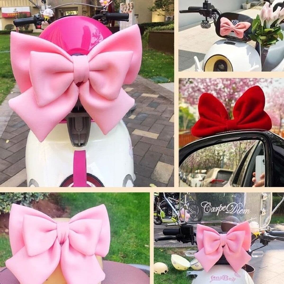 Автомобильный хвостовой бантик, украшение, подвеска, наклейка на багажник автомобиля, ювелирные изделия, украшения для...