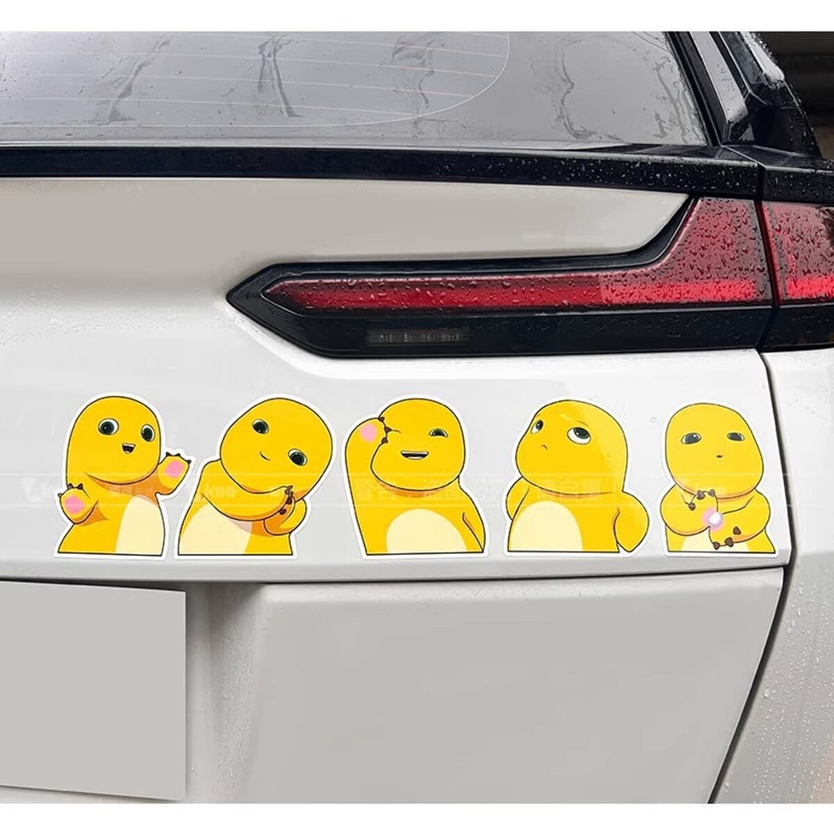 Маленький молочный дракон, толстый дракон, автомобильная наклейка, аниме, мультяшный электромобиль, мотоциклетный шлем,...