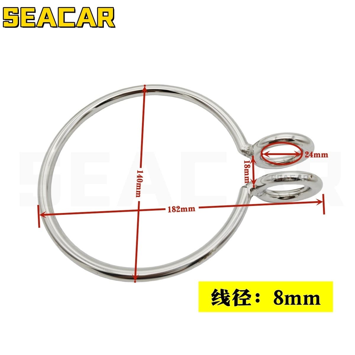 Анкерное кольцо из нержавеющей стали 304 диаметром 8 мм, подъемное кольцо, позиционирующее кольцо, направляющее кольцо,...