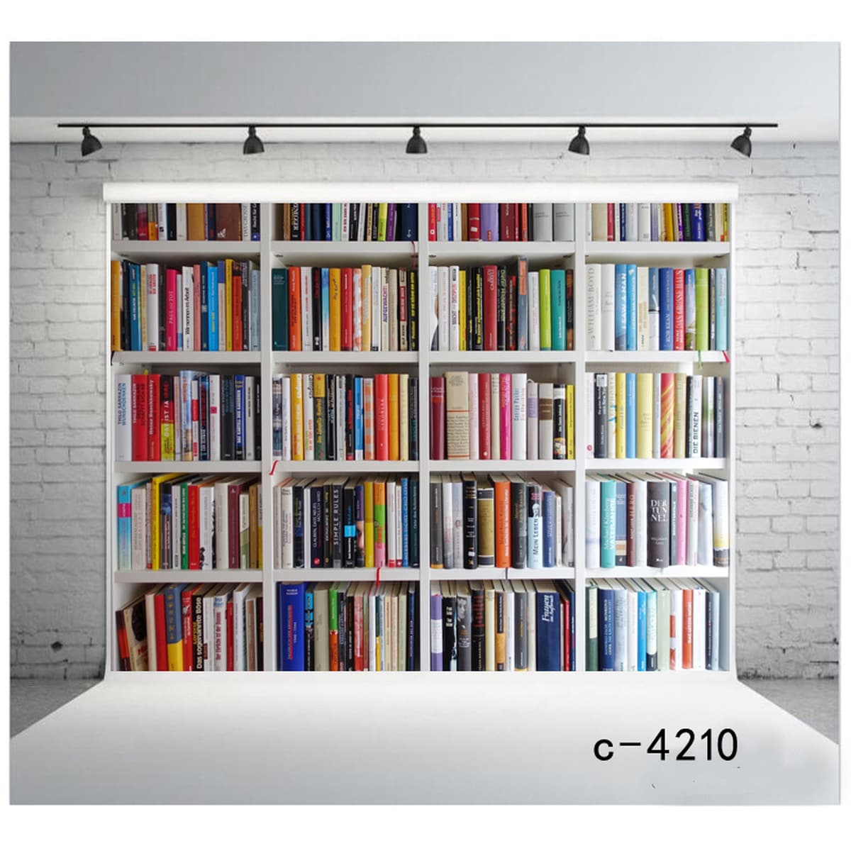 Фон для дня рождения Amazon, тканевый баннер для вечеринки, 3D кабинет, книжная полка, фон для библиотеки, занавеска,...