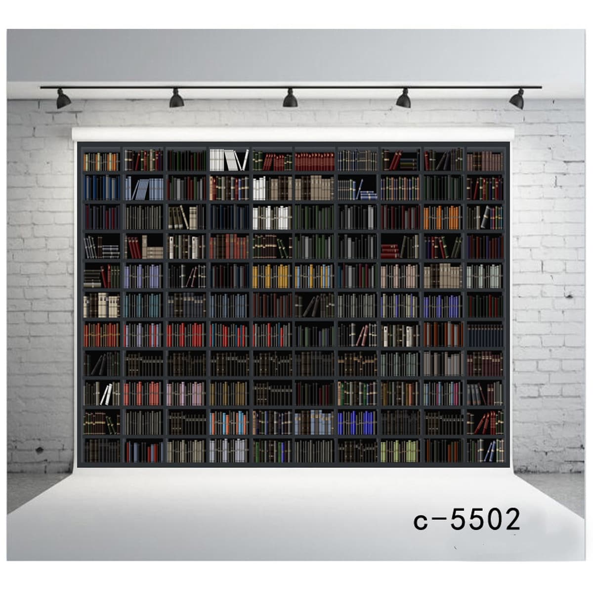 Фон для дня рождения Amazon, тканевый баннер для вечеринки, 3D кабинет, книжная полка, фон для библиотеки, занавеска,...