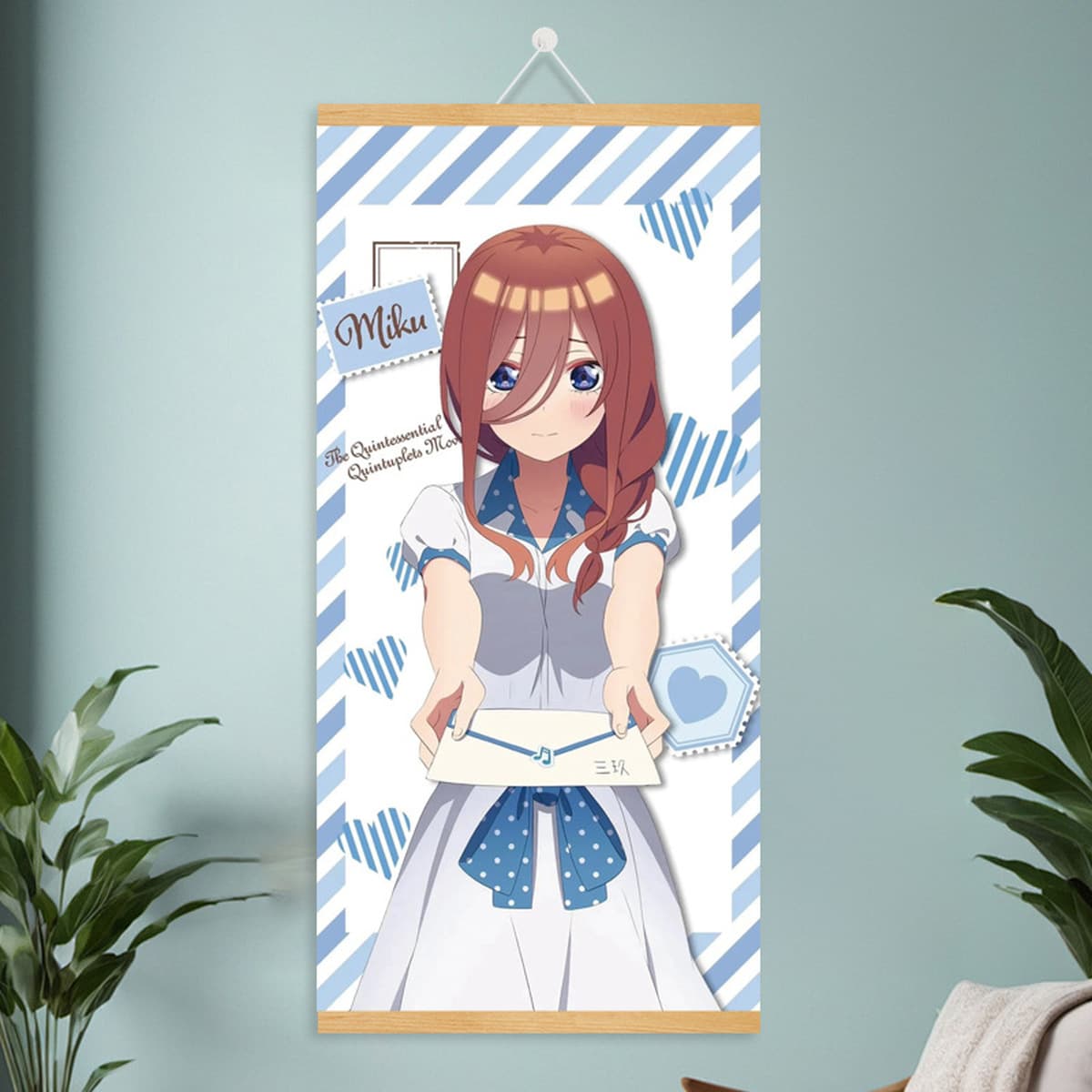 Мультяшный комикс, милый и симпатичный постер с девушкой, фабрика дропшипинга, рулонная картина из массива дерева, подвесная...