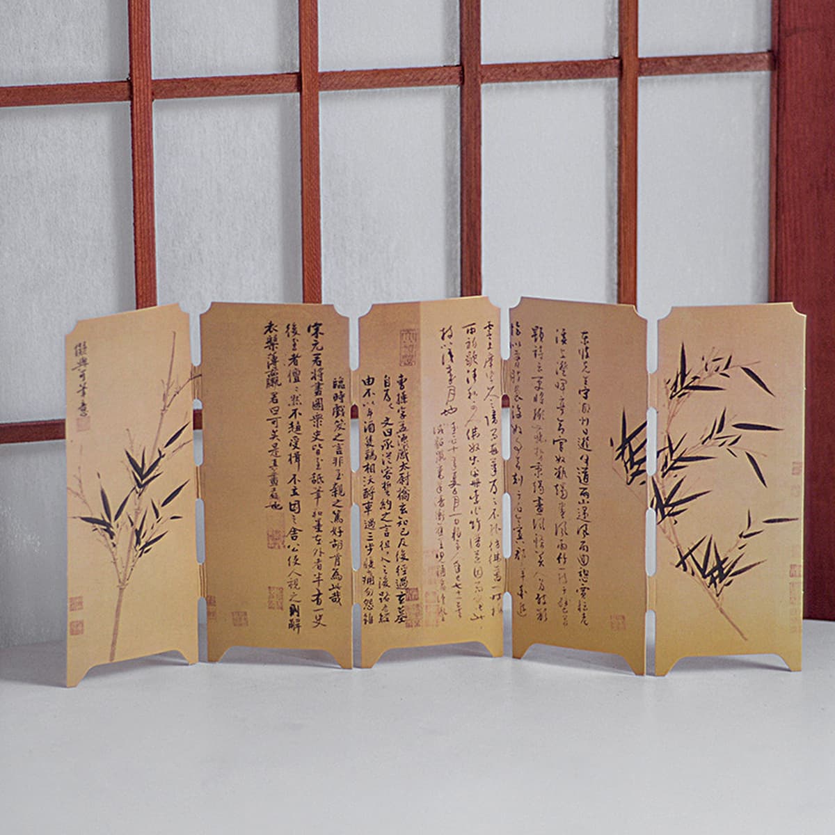 Мини-калиграфия и живопись в китайском стиле, экран, ретро закладка, украшения, нефритовый чай, фото, украшение, фон,...