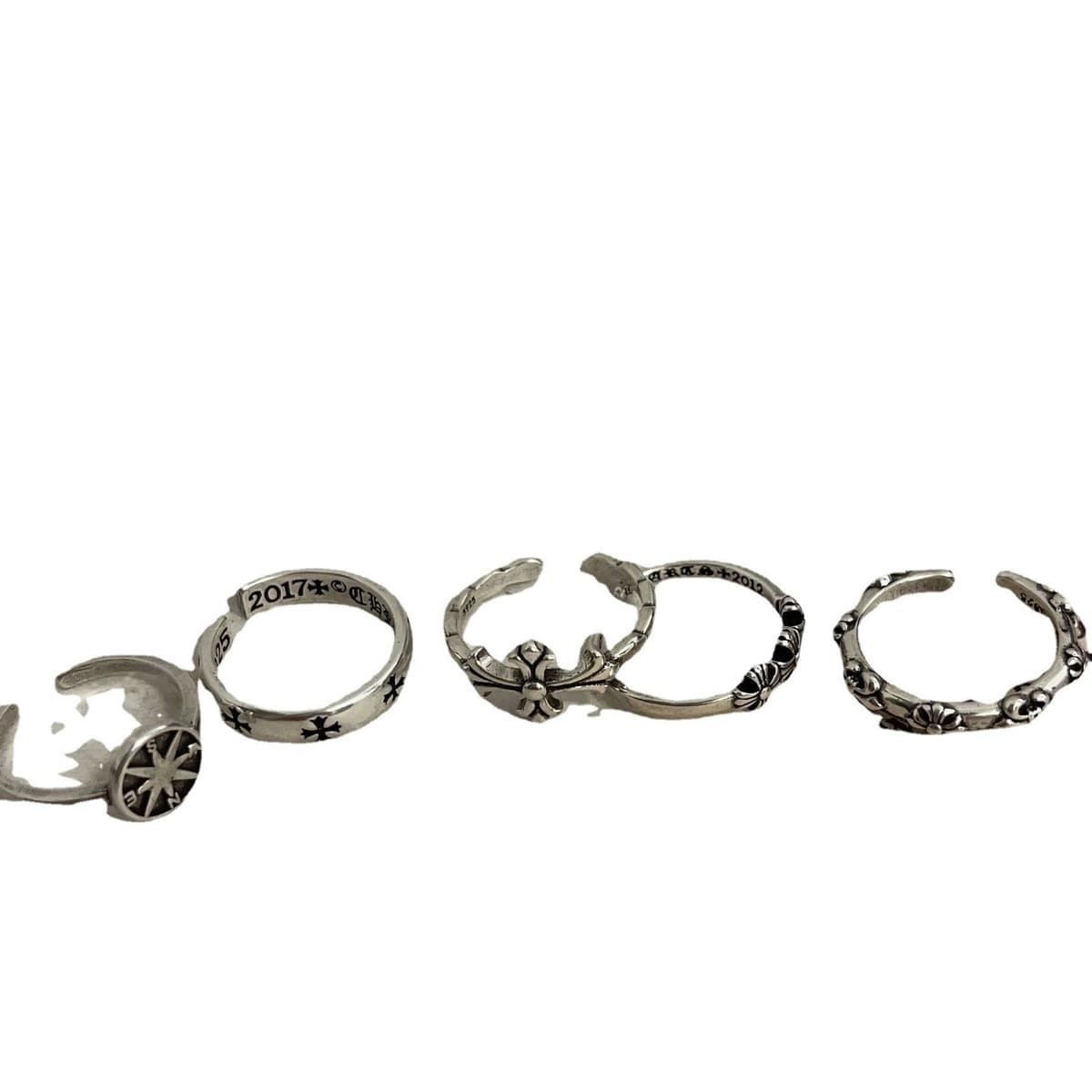 Diablo рваное Открытое кольцо с крестом, женское нишевое дизайнерское кольцо в европейском и американском стиле, простое...