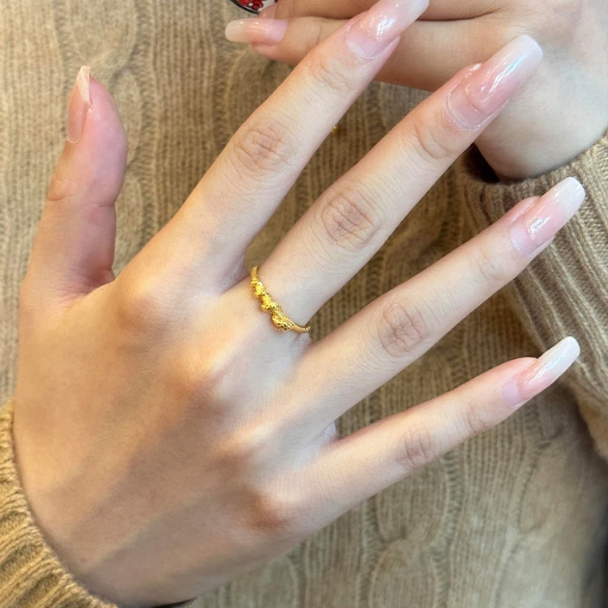 Срединный стиль s925 стерлингового серебра циркона вытянуто кольцо для женщин ретро-ниши