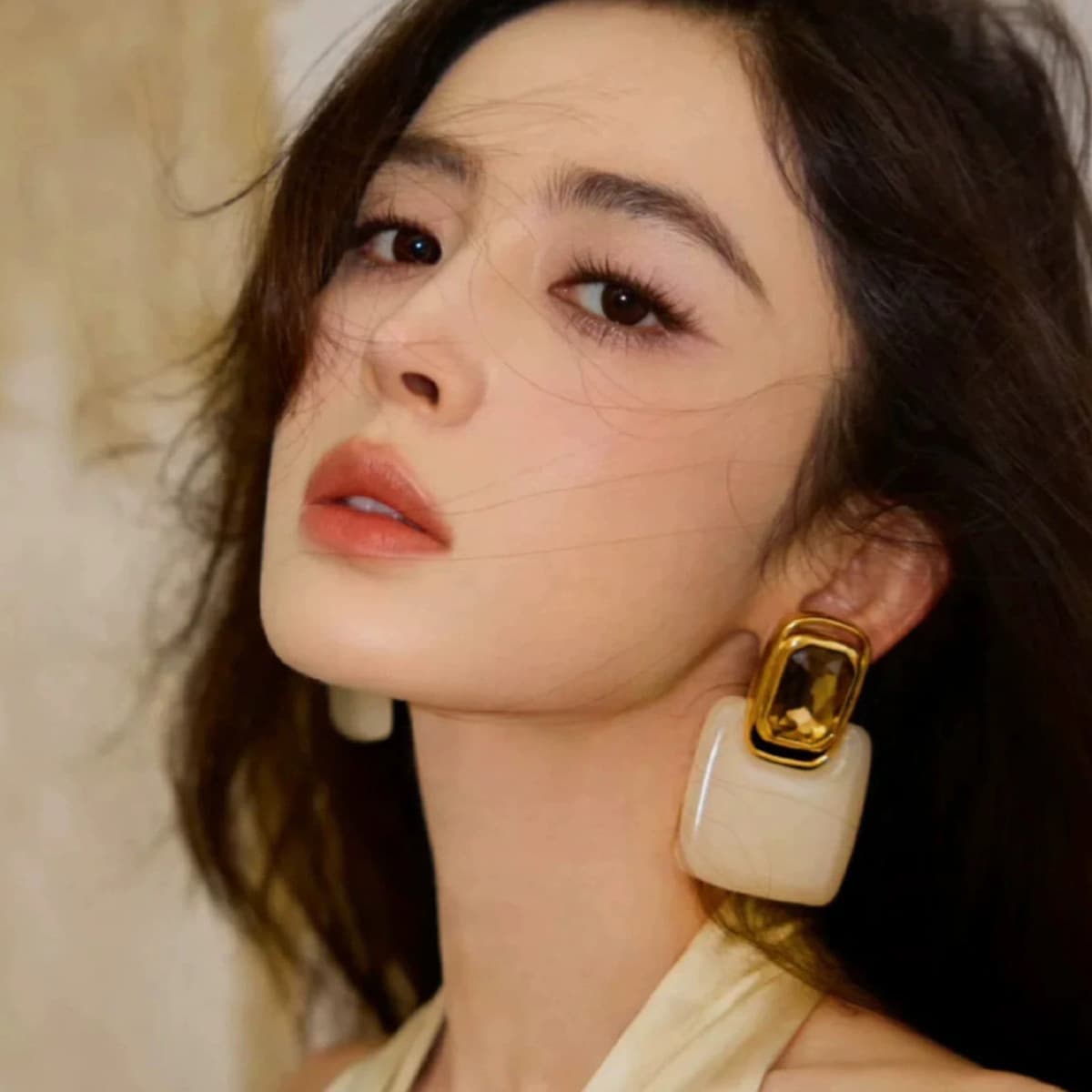 Европейские и американские легкие экстравагантные высококлассные зеркальные смолы геометрические квадратные драгоценные...