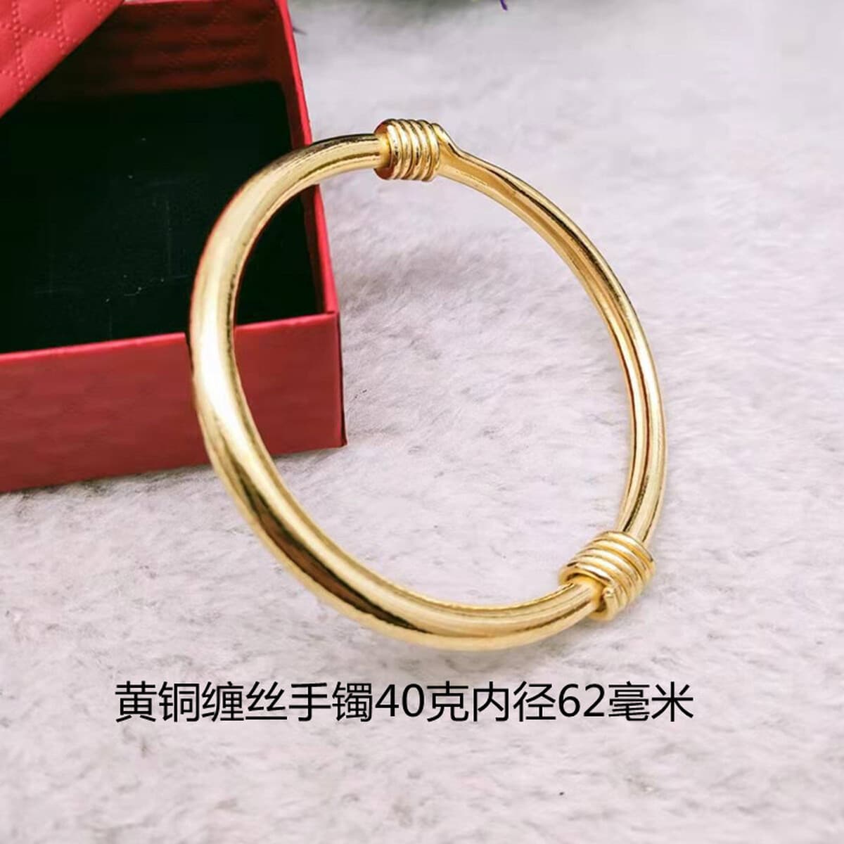 Чистая медь без покрытием цвет браслет завернутый Шелк гладкой меди красная медь латунь браслет этнический стиль двухтактный...