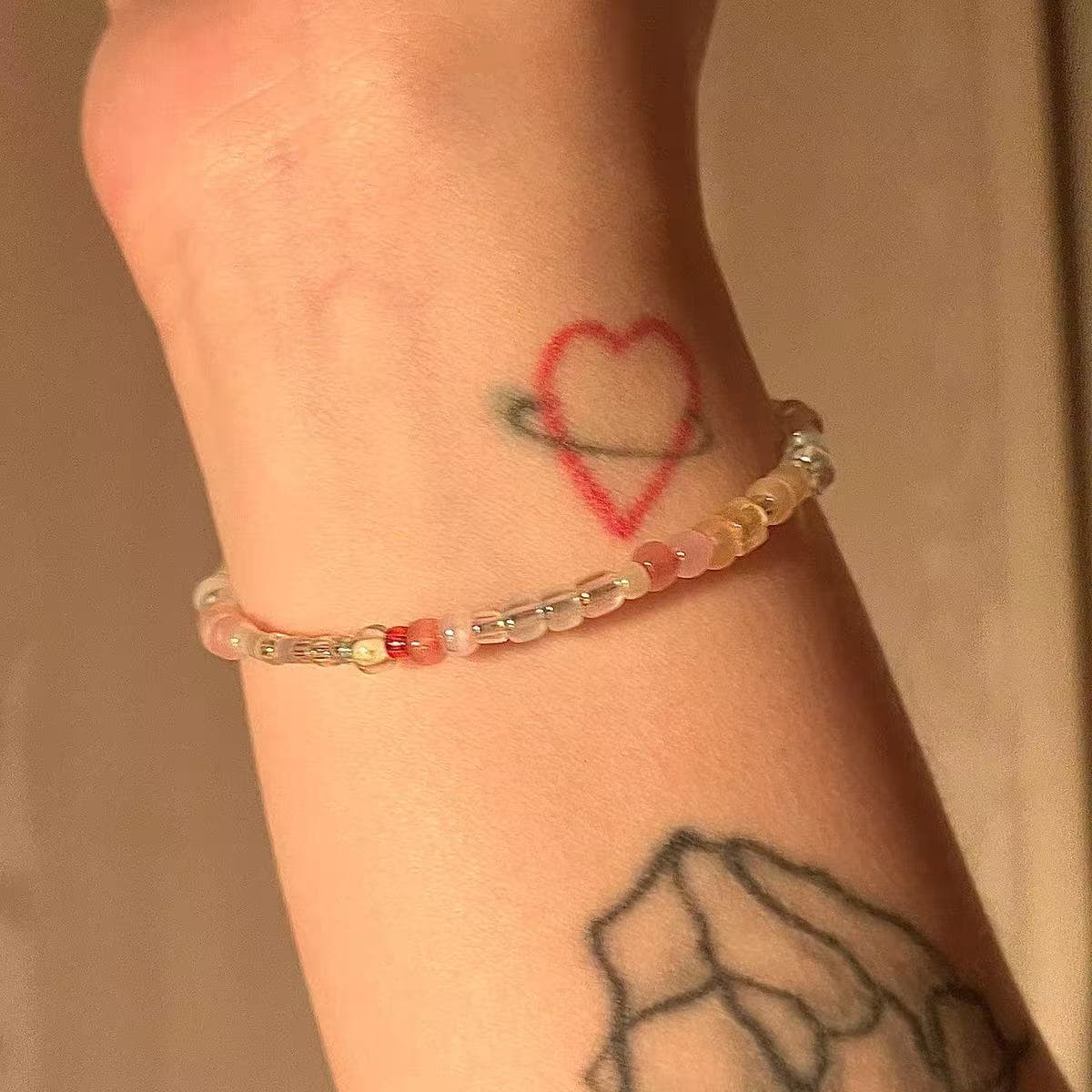 Красочный браслет из рисовых бусин, летний свежий стиль, популярная новинка, подходит для подруг, оптом для ночного рынка,...