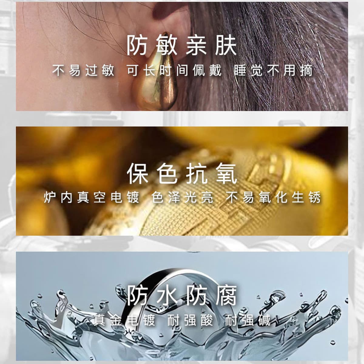 Женский браслет с четырехлистным клевером, покрытый гальваническим покрытием, не выцветает, экологичный, европейский и...