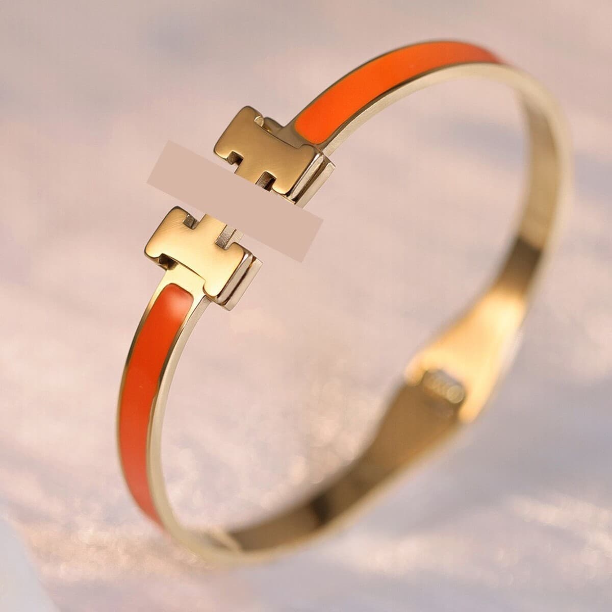 Женский браслет с четырехлистным клевером, покрытый гальваническим покрытием, не выцветает, экологичный, европейский и...