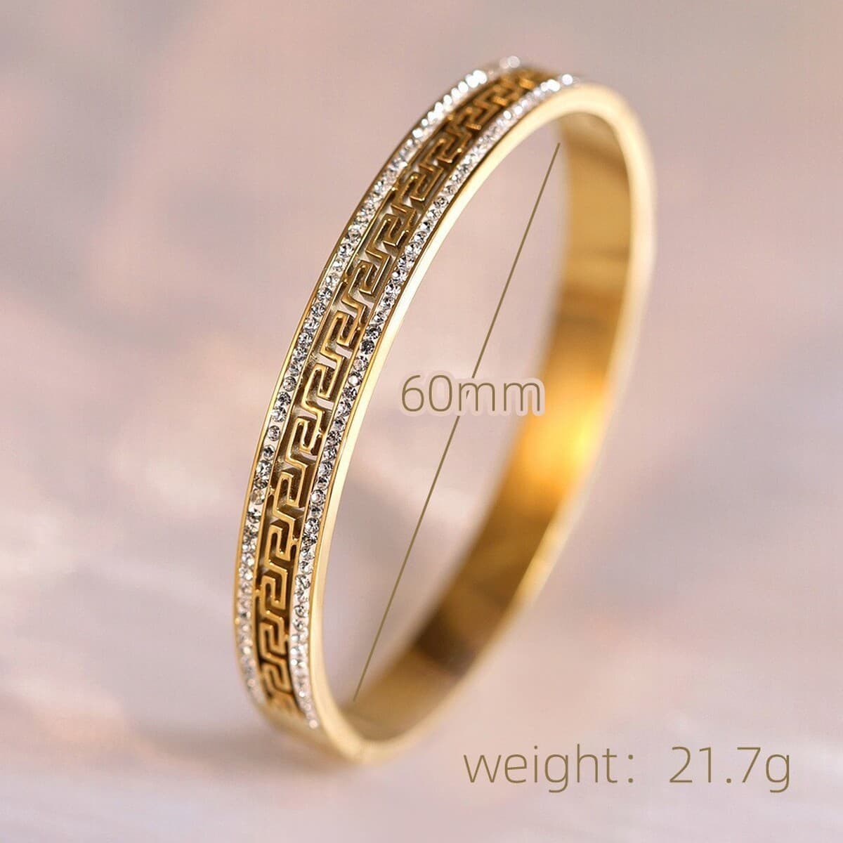 Женский браслет с четырехлистным клевером, покрытый гальваническим покрытием, не выцветает, экологичный, европейский и...