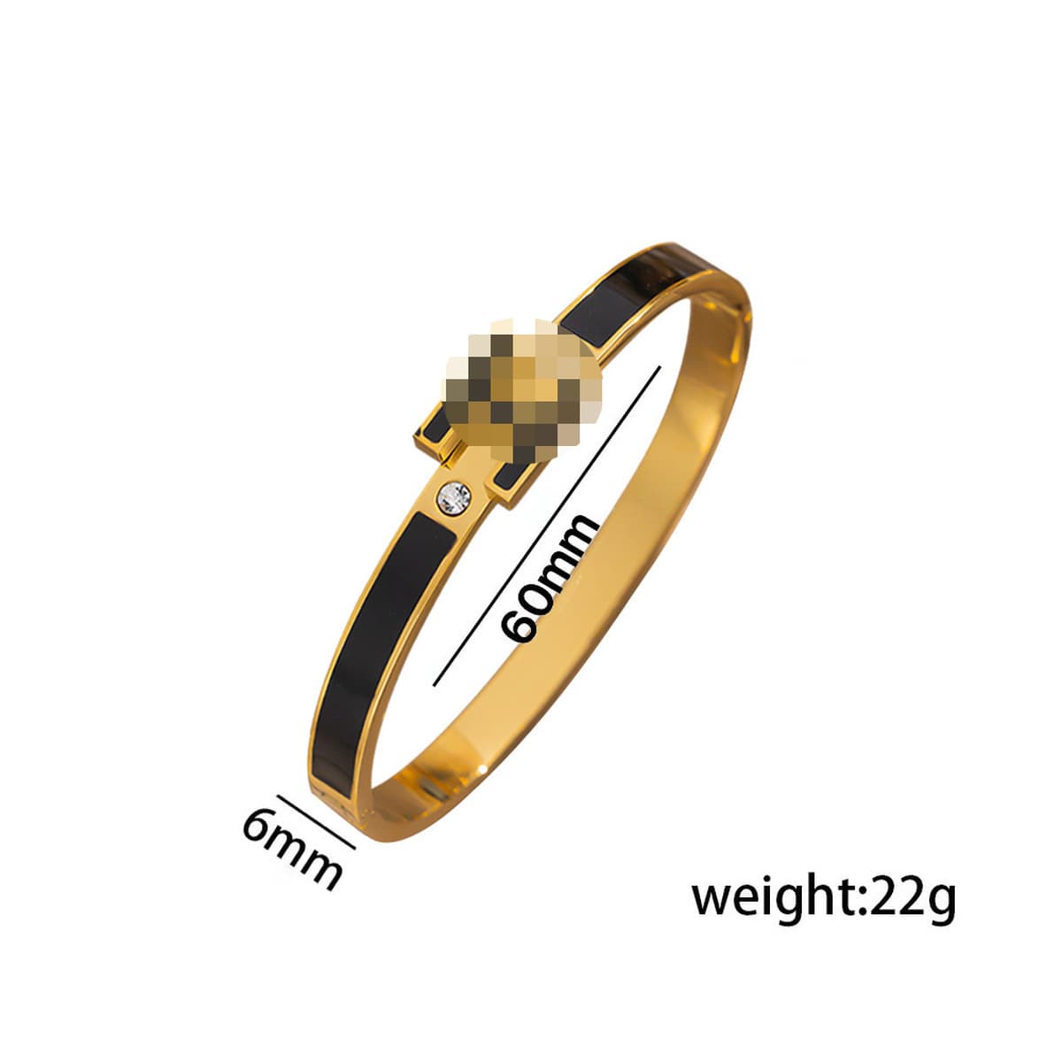 Женский браслет с четырехлистным клевером, покрытый гальваническим покрытием, не выцветает, экологичный, европейский и...