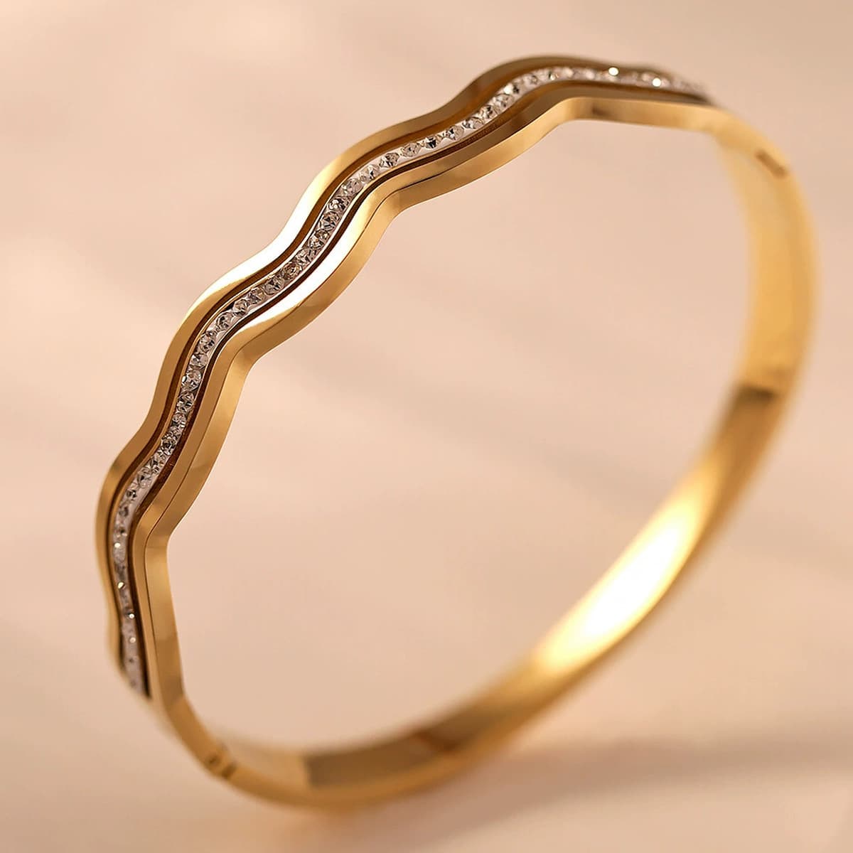 Женский браслет с четырехлистным клевером, покрытый гальваническим покрытием, не выцветает, экологичный, европейский и...