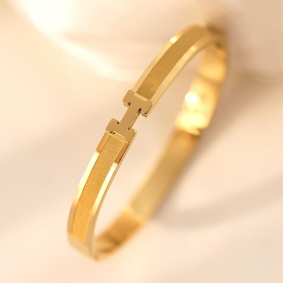 Женский браслет с четырехлистным клевером, покрытый гальваническим покрытием, не выцветает, экологичный, европейский и...