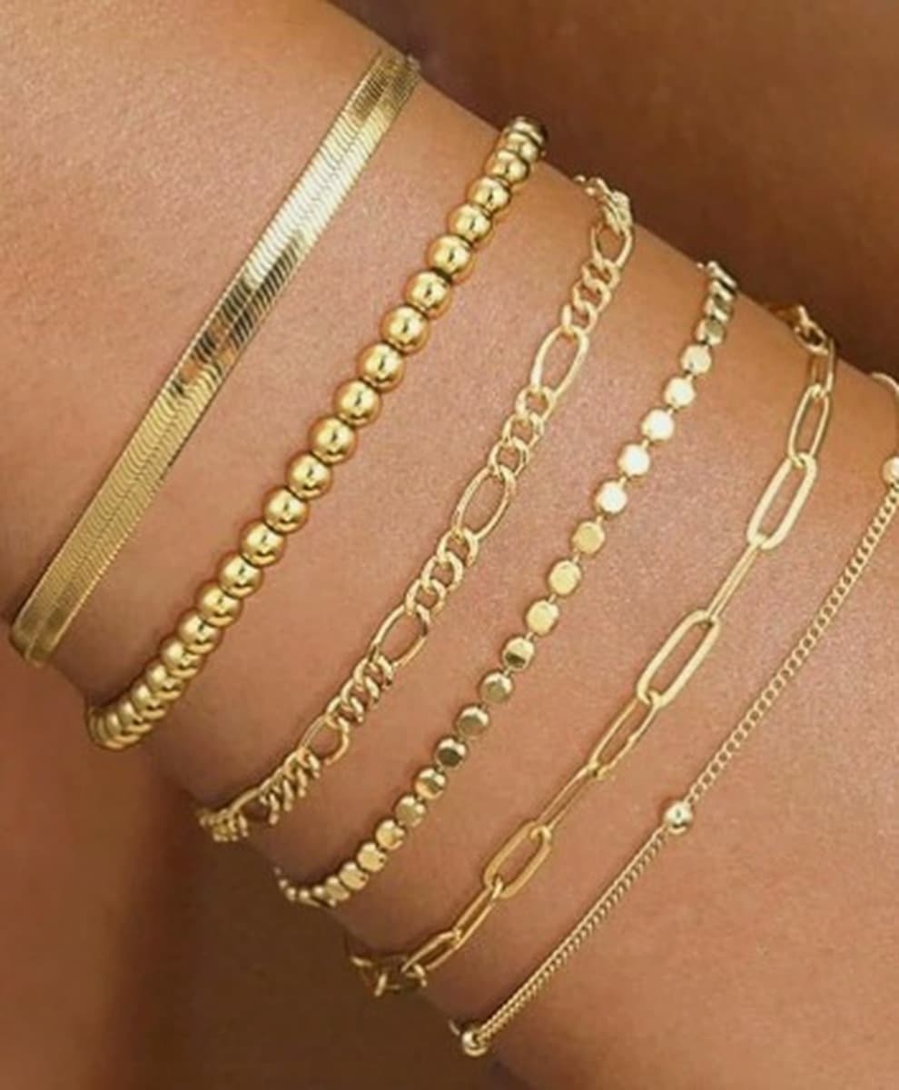 Внешняя торговля трансграничный набор ювелирных изделий персонализированный браслет новый комбинированный сплав