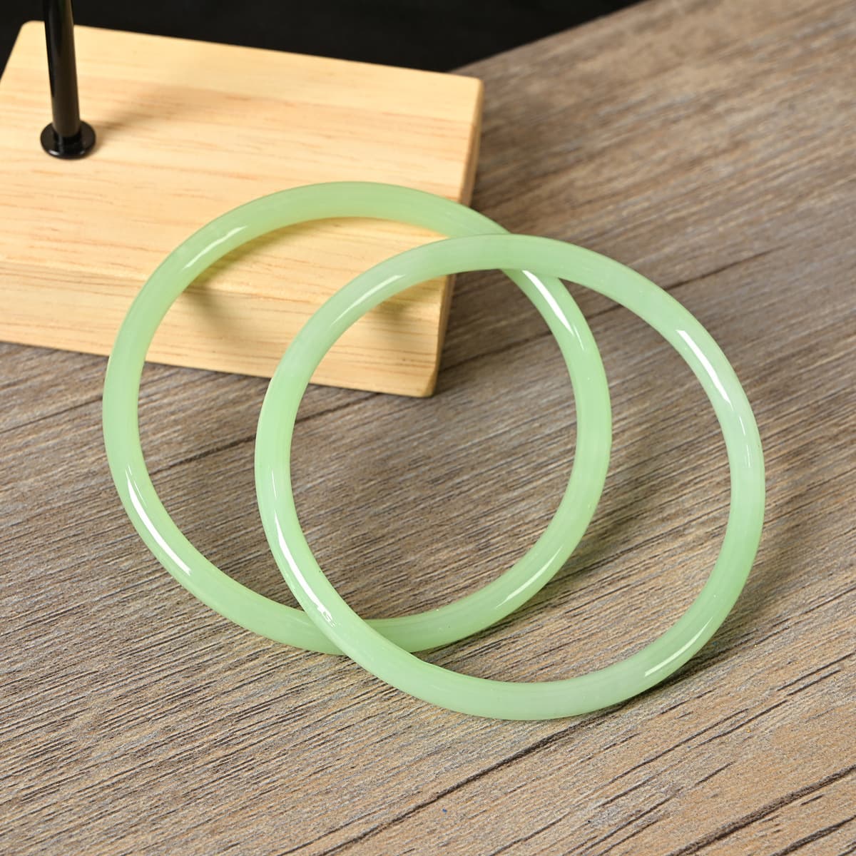 Стеклянный браслет имитация нефрита звенящий шаг за шагом прекрасный Запретный Браслет Антикварный ханьский аксессуары для...