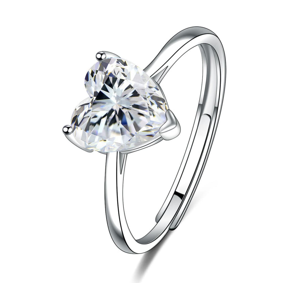 Женское элегантное универсальные серьги с колье Amazon AliExpress, модное любовное циркониевое кольцо в форме сердца, Пряжка...