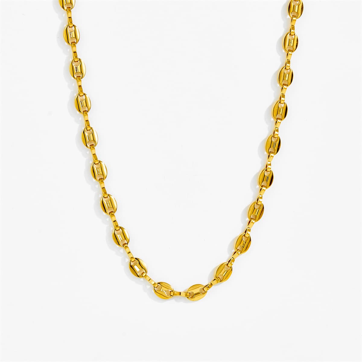 Хип-хоп холодный ветер Rins свиной нос ожерелье европейский и американский дикий золотой металлический браслет