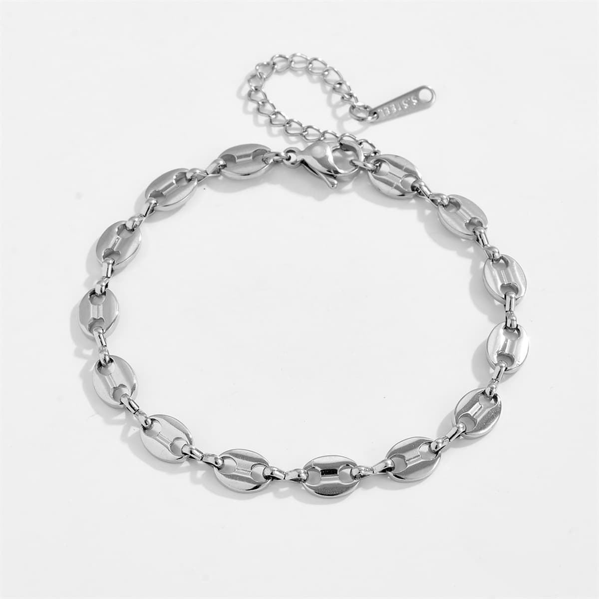 Хип-хоп холодный ветер Rins свиной нос ожерелье европейский и американский дикий золотой металлический браслет